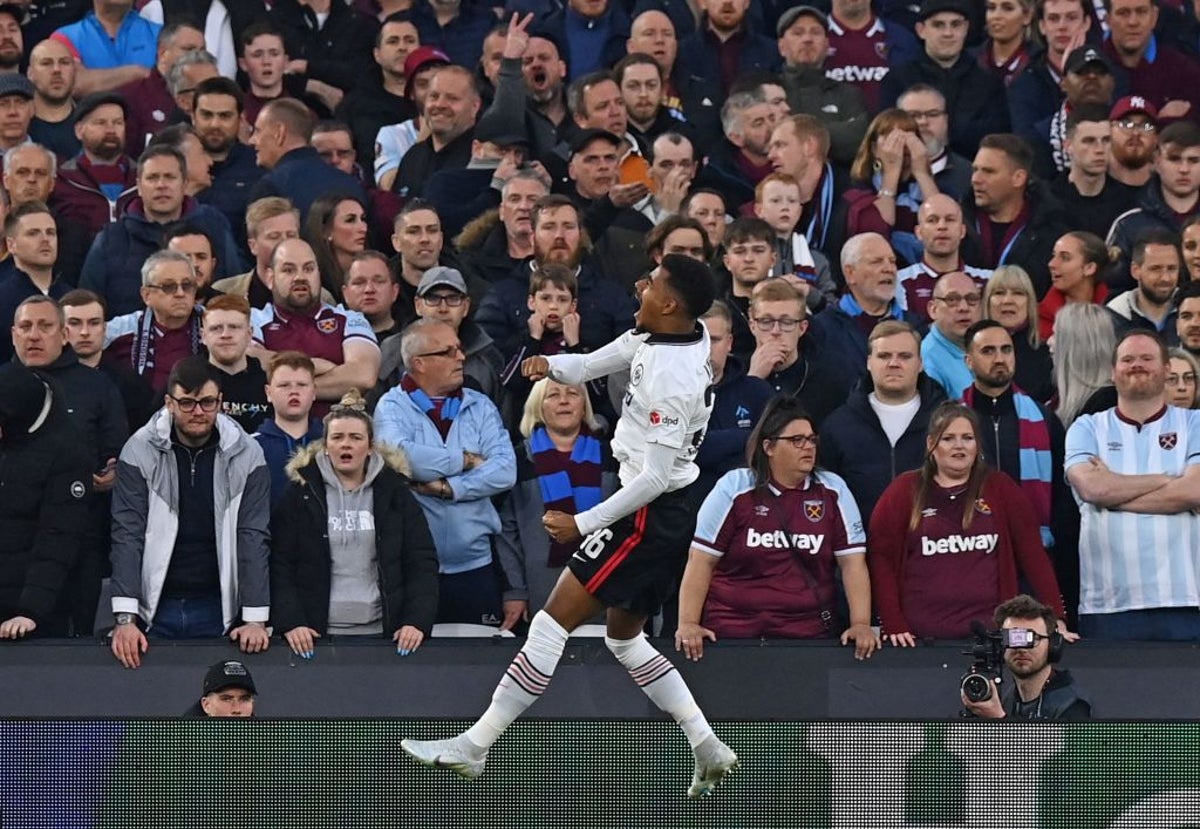 West Ham investigating incident after fans allegedly attack German  commentators live on air