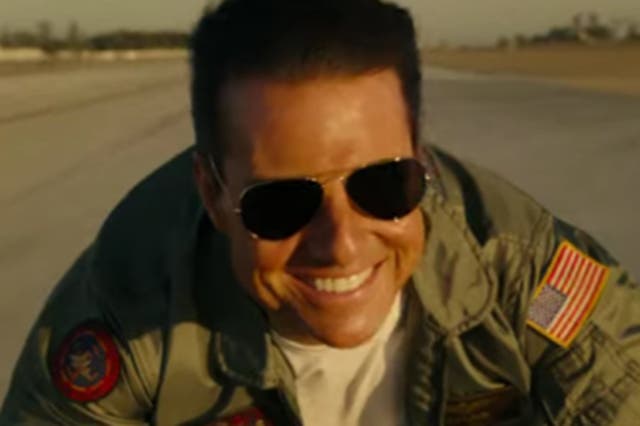 <p>Tom Cruise in ‘Top Gun: Maverick’</p>