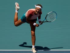Victoria Azarenka says Wimbledon’s ban on Russian and Belarusian players ‘doesn’t make sense’