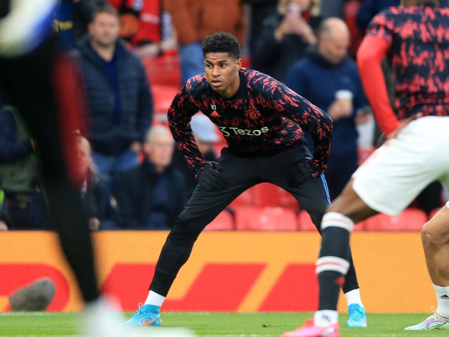 Roy Keane wasn’t enamoured with the wya Marcus Rashford warmed up