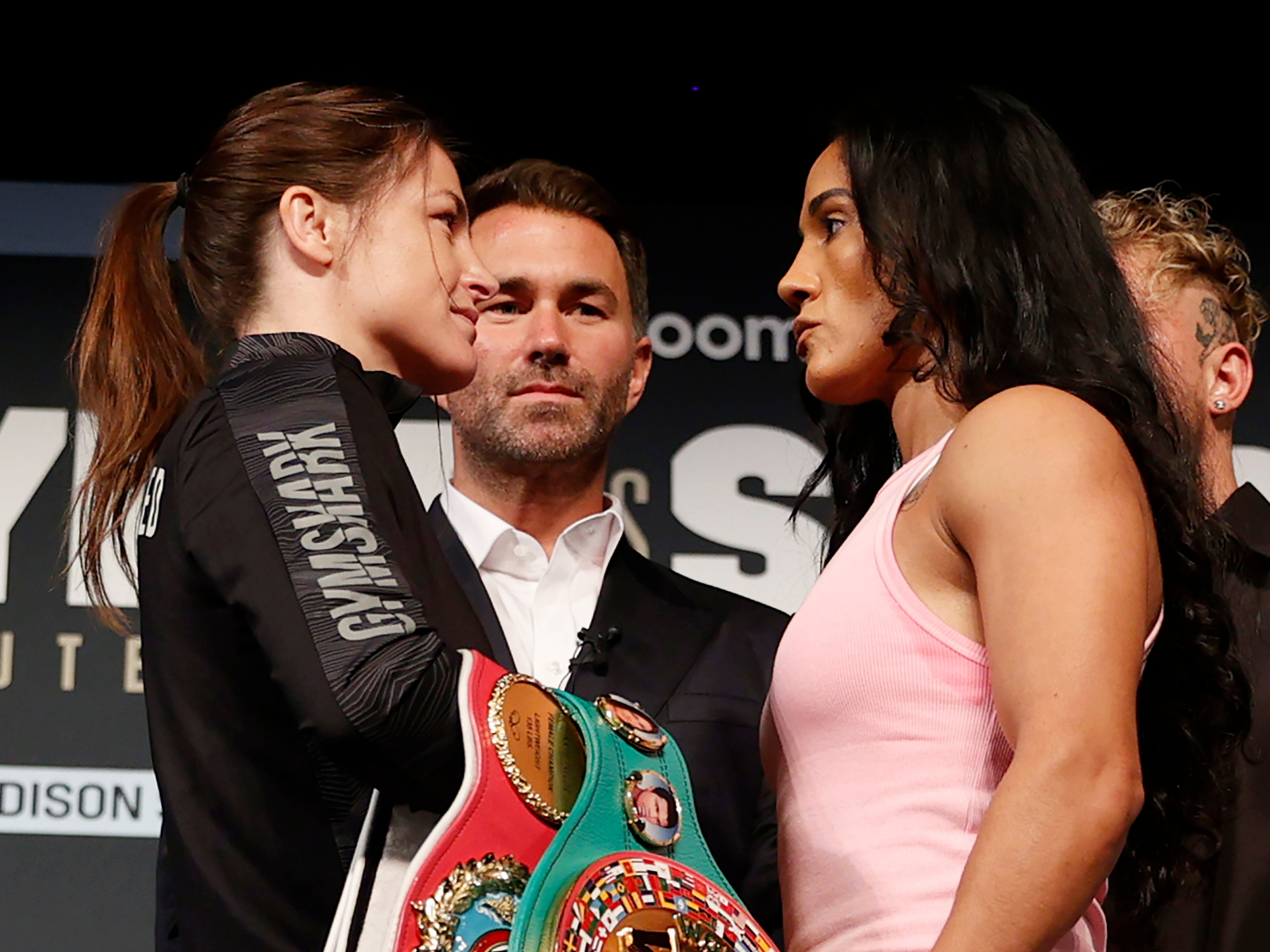 Katie Taylor (left) and Amanda Serrano are the first female boxers to headline Madison Square Garden