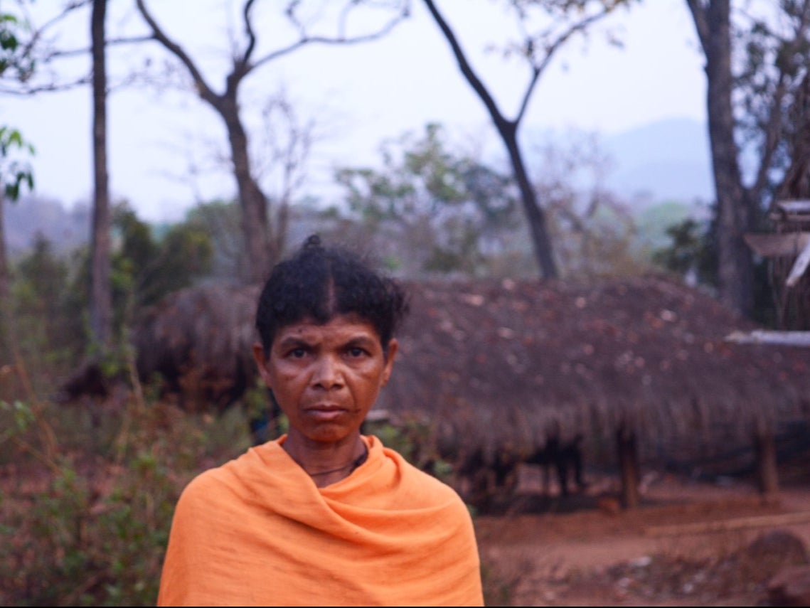 Madvi Marko, mother of deceased tribal Badru Madvi who was killed by security forces on 19 March 2020 in Gampur, Chhattisgarh