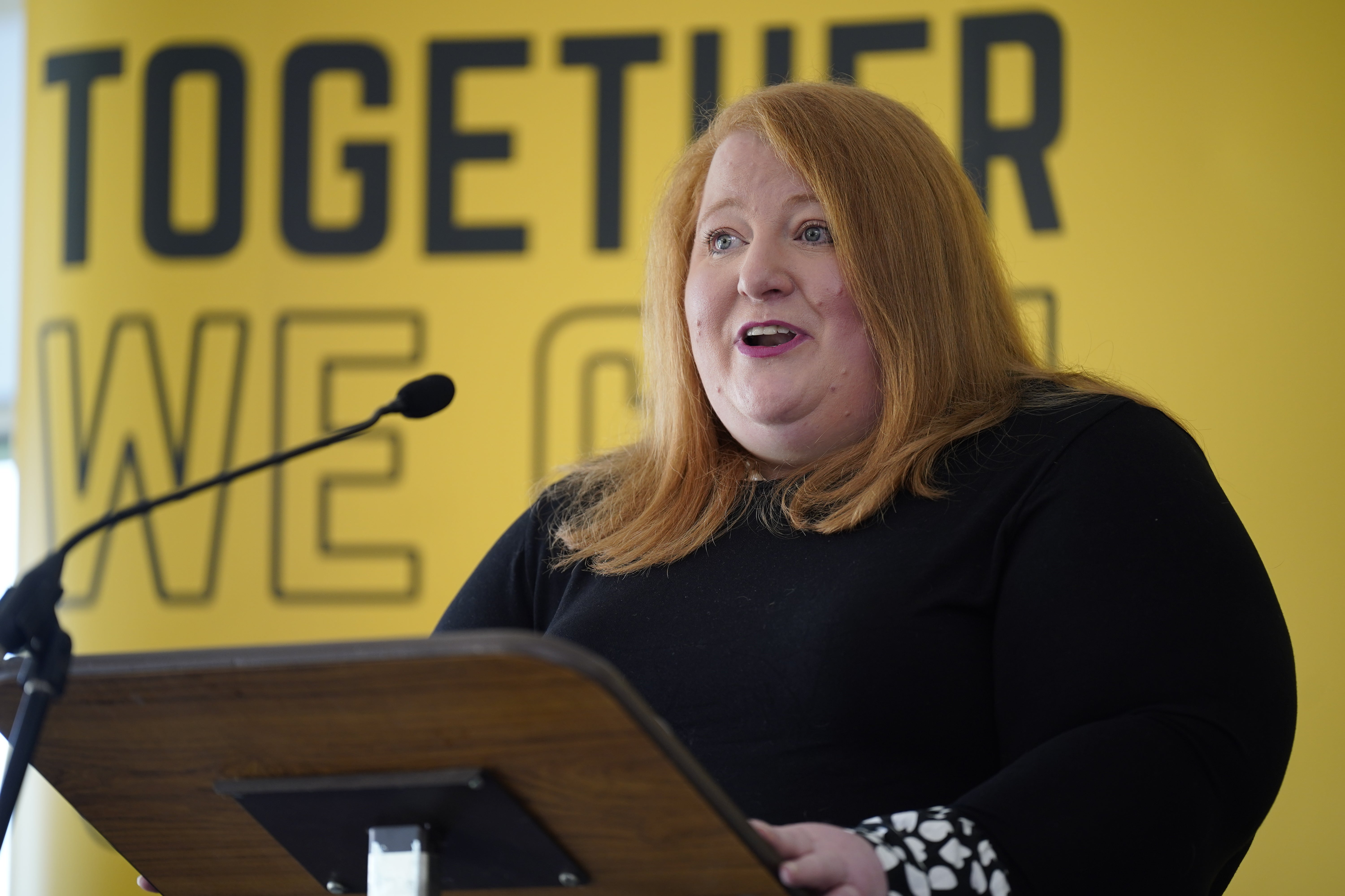 Alliance Party leader Naomi Long (Niall Carson/PA)