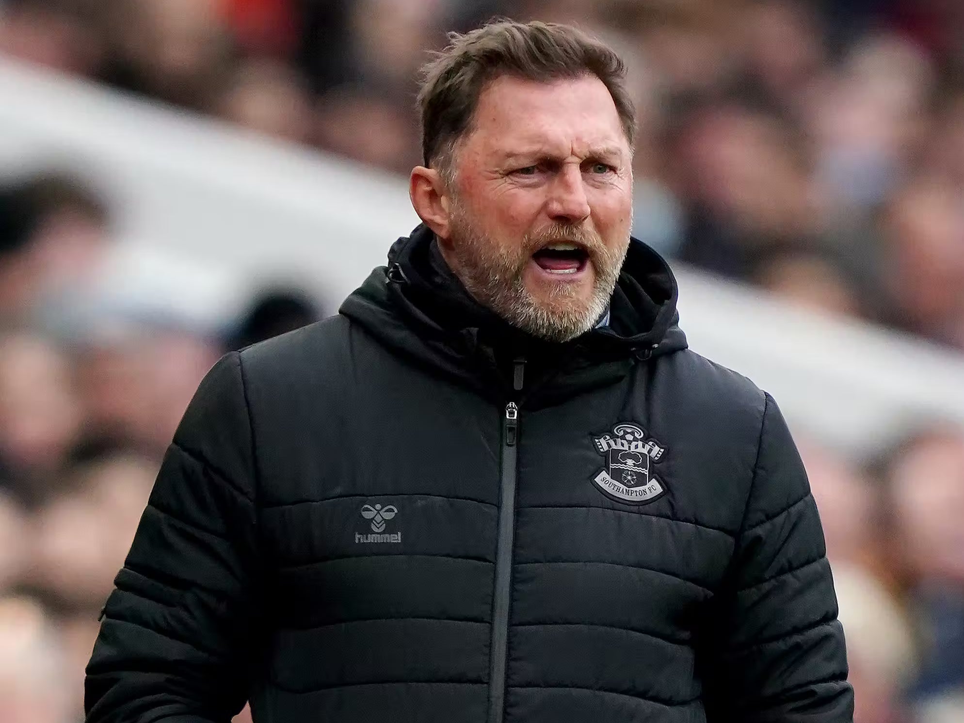Ralph Hasenhuttl was booed by Southampton fans