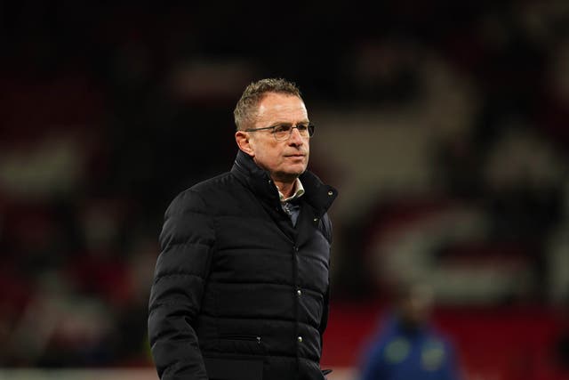 Ralf Rangnick underlined the importance of recruitment at United (Martin Rickett/PA)