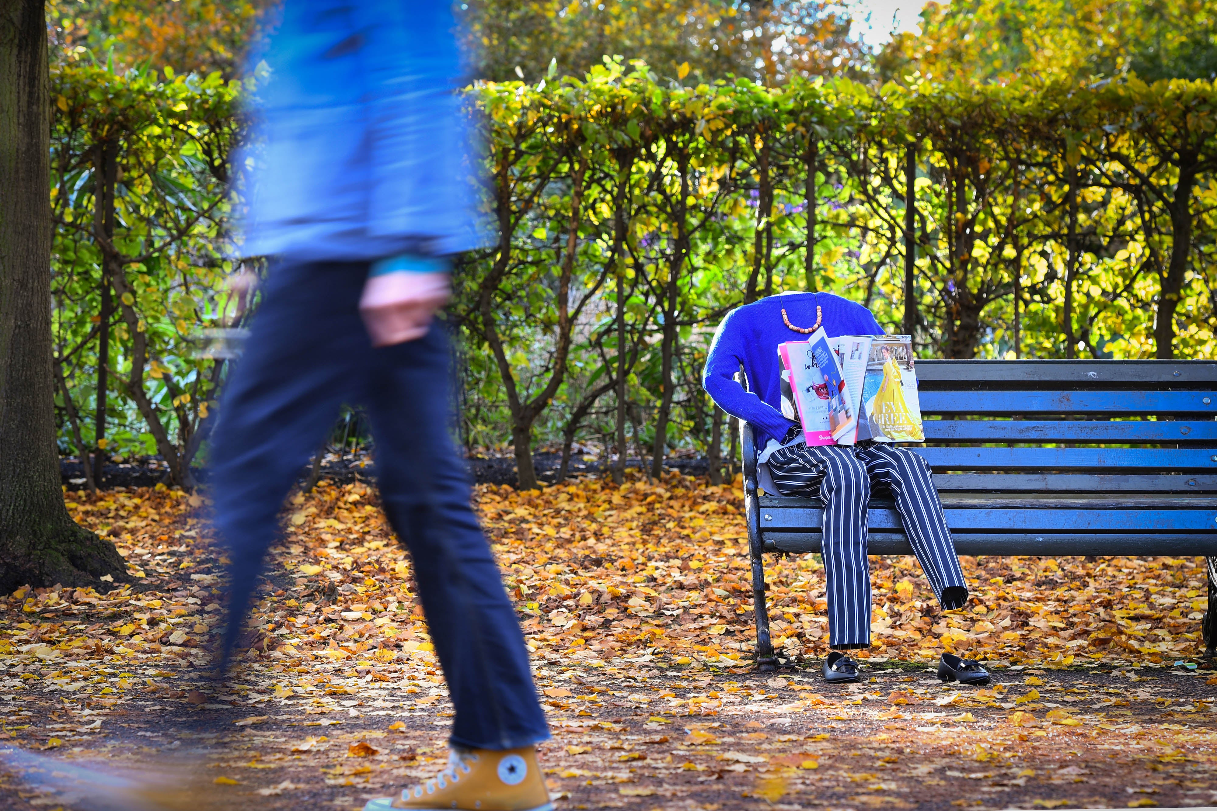 Invisible sculptures were unveiled in London to announce the launch of ‘Generation Menopause: The Invisibility Report’