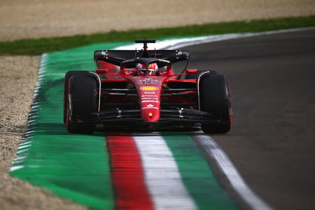 <p>Leclerc’s spin cost him three places as he ended up finishing sixth</p>