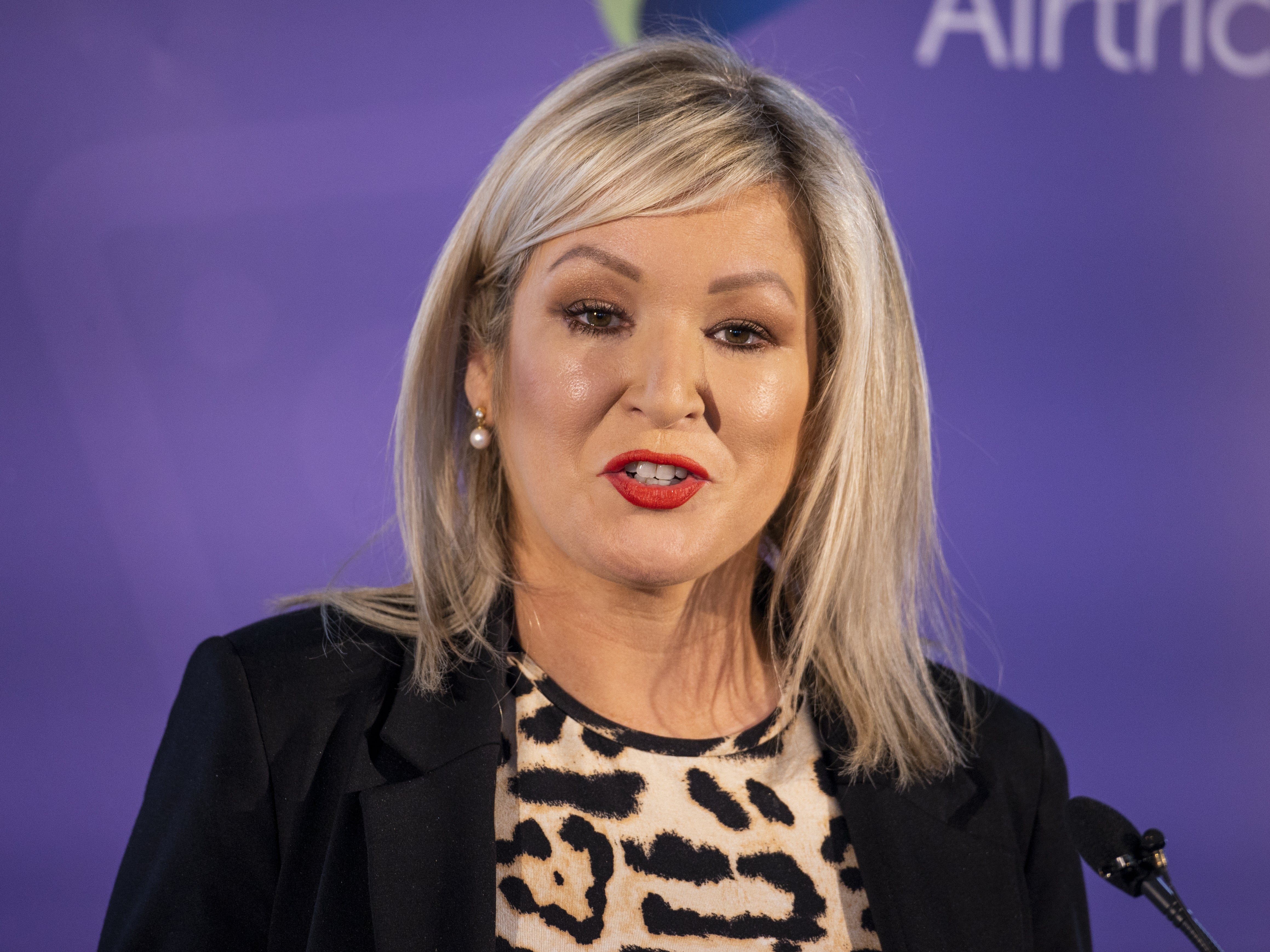 Michelle O’Neill, Sinn Fein’s leader at Stormont, said: ‘I think a lot of people are now considering the constitutional position because Brexit has pulled us out of the EU, stolen our EU citizenship from us’