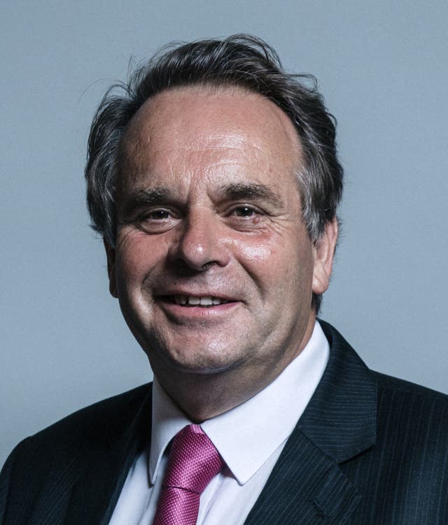 MP Neil Parish who has had the Conservative whip suspended while he is being investigated for allegedly watching pornography in the Commons (House of Commons/PA)