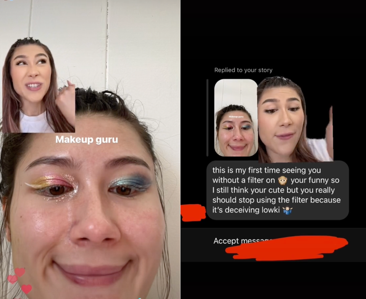 Influencer Kirsten Titus reveals she got hateful messages from men after  posting makeup photo | The Independent