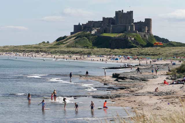 A tiny village on the Northumberland coast has topped a ranking of Britain’s best seaside resorts for the second year in a row (Owen Humphreys/PA)