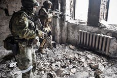 Russia ‘forced to merge depleted units from failed advances in Ukraine’, UK says