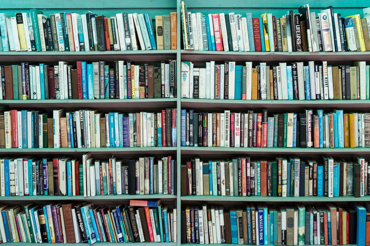 Books on the Shelf. The book Publishing industry. Which book. Those books.