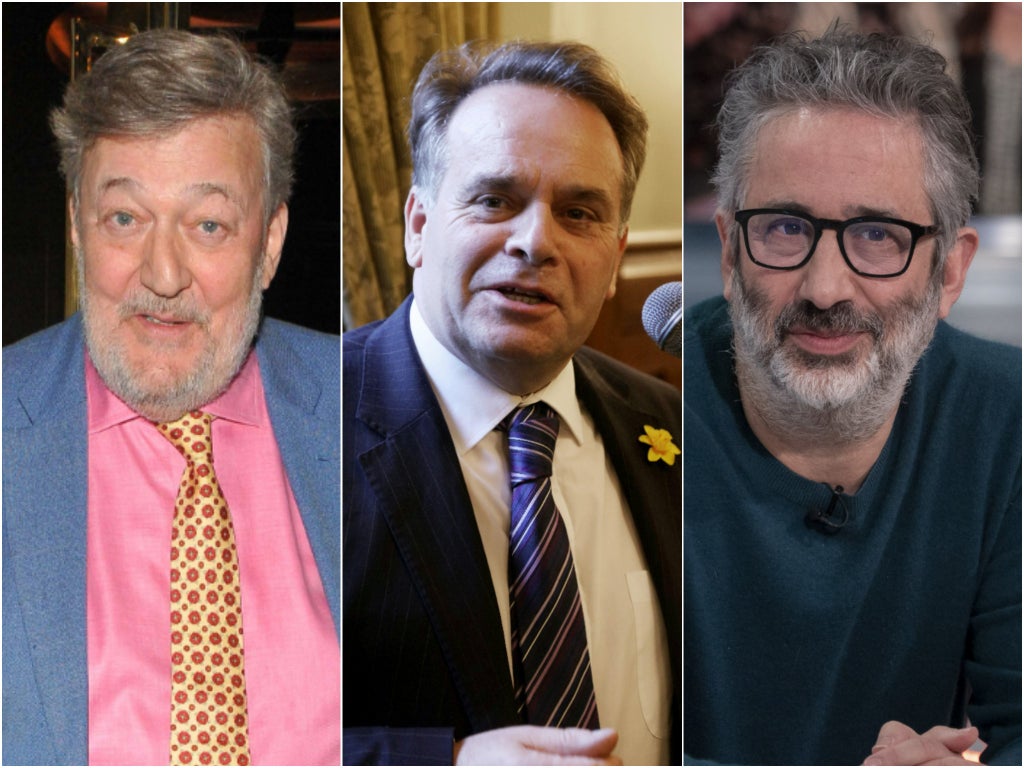 Neil Parish: Stephen Fry and David Baddiel among celebrities to mock Neil Parish over tractor excuse for watching porn
