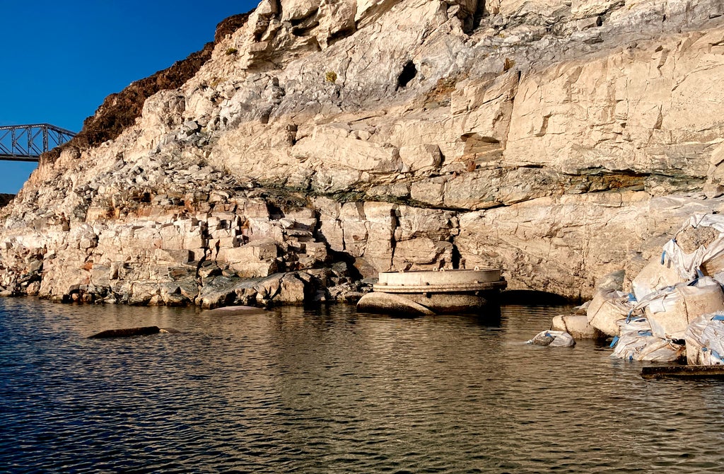 Body in barrel exposed as level of Nevada’s Lake Mead drops