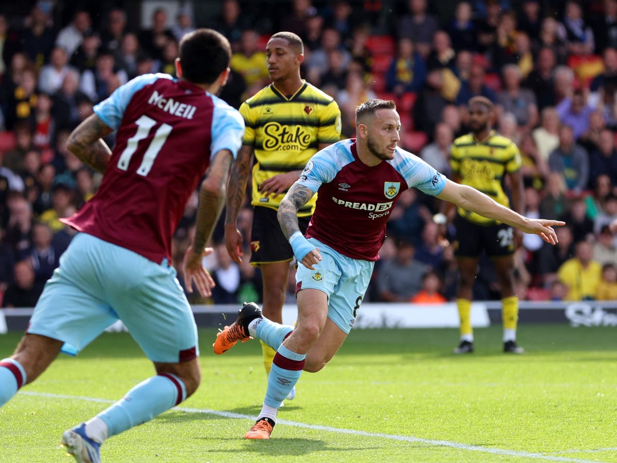 Burnley secure vital comeback win at Watford to boost survival hopes
