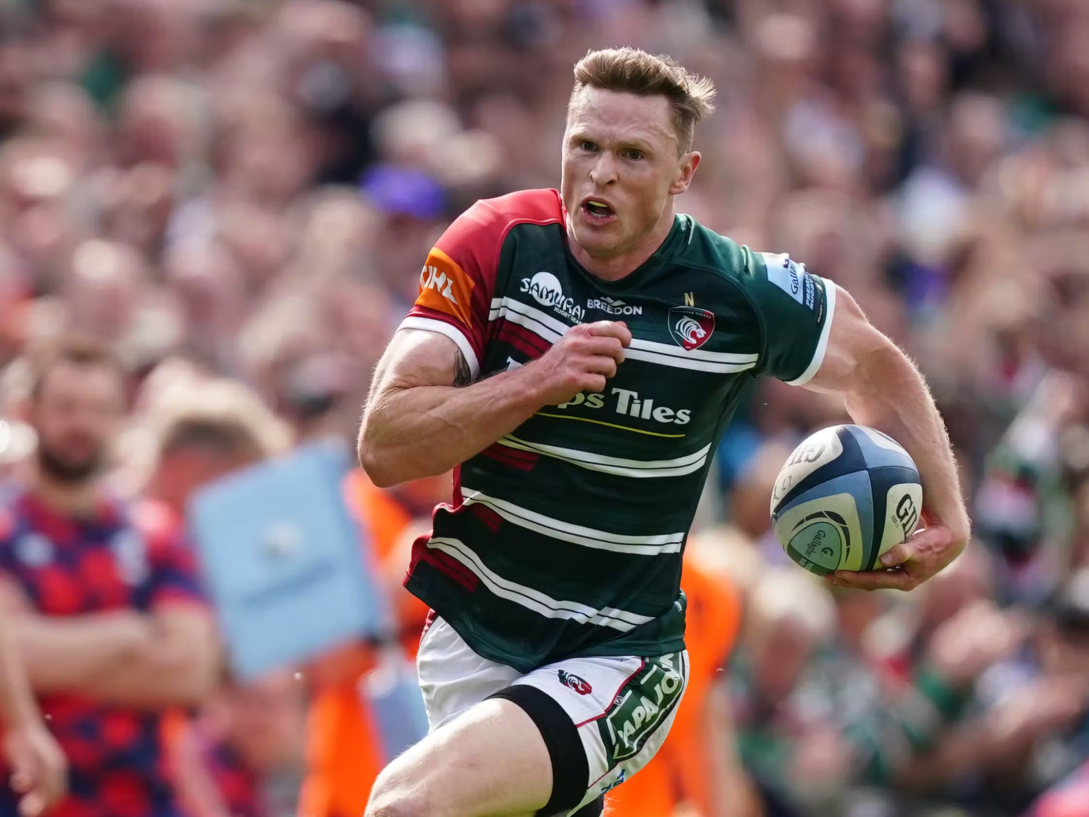 Chris Ashton is now the Premiership’s all-time record try scorer (Mike Egerton/PA).