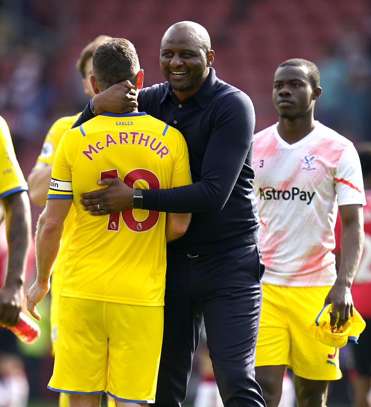 Patrick Vieira praises Crystal Palace’s character after come-from-behind victory