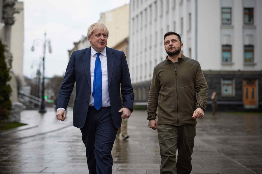 Boris Johnson promises additional military aid in call to Volodymyr Zelensky