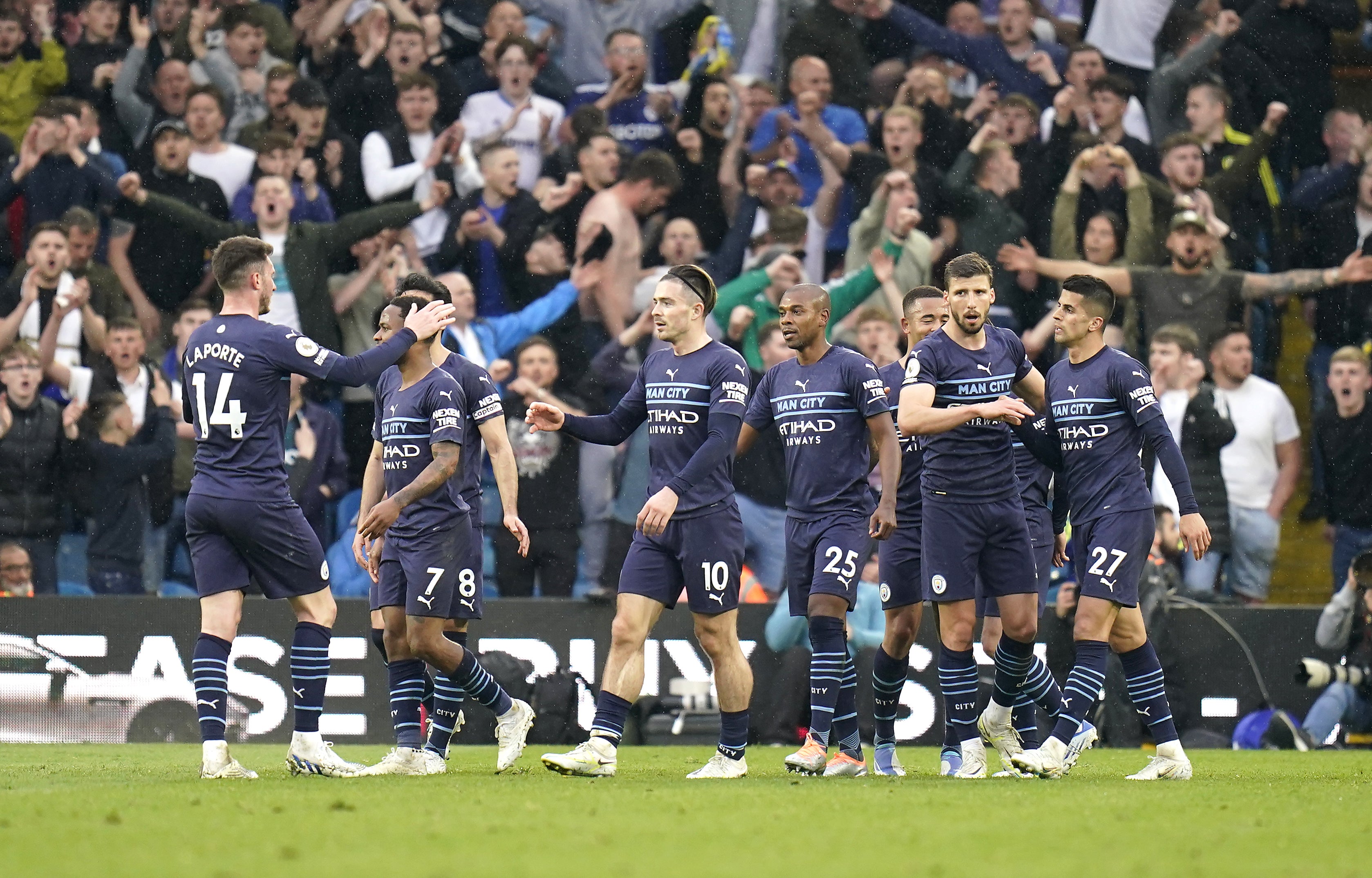 Manchester City ran out 4-0 winners over Leeds (Danny Lawson/PA)
