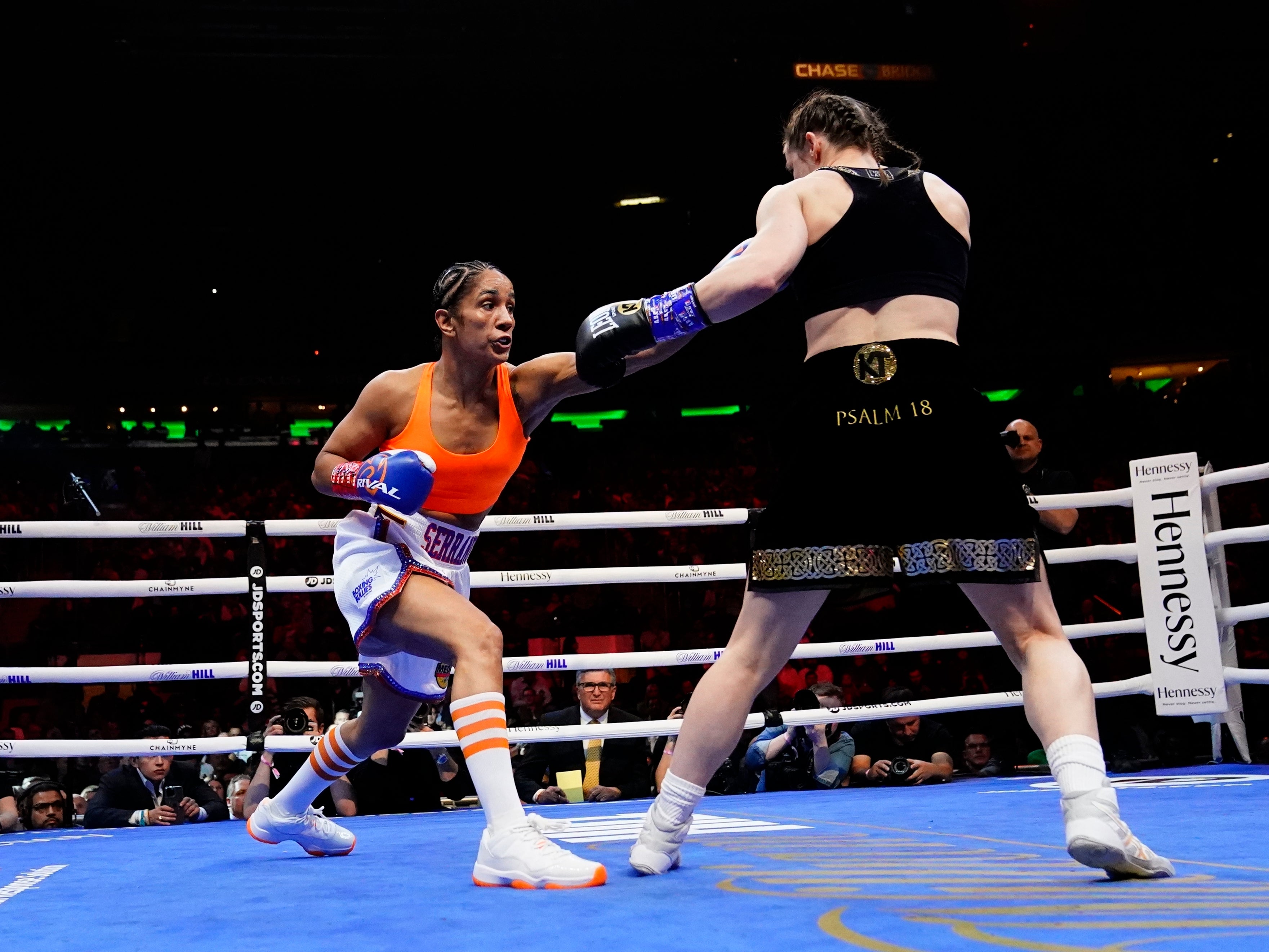 Serrano was gracious in defeat despite a narrow decision