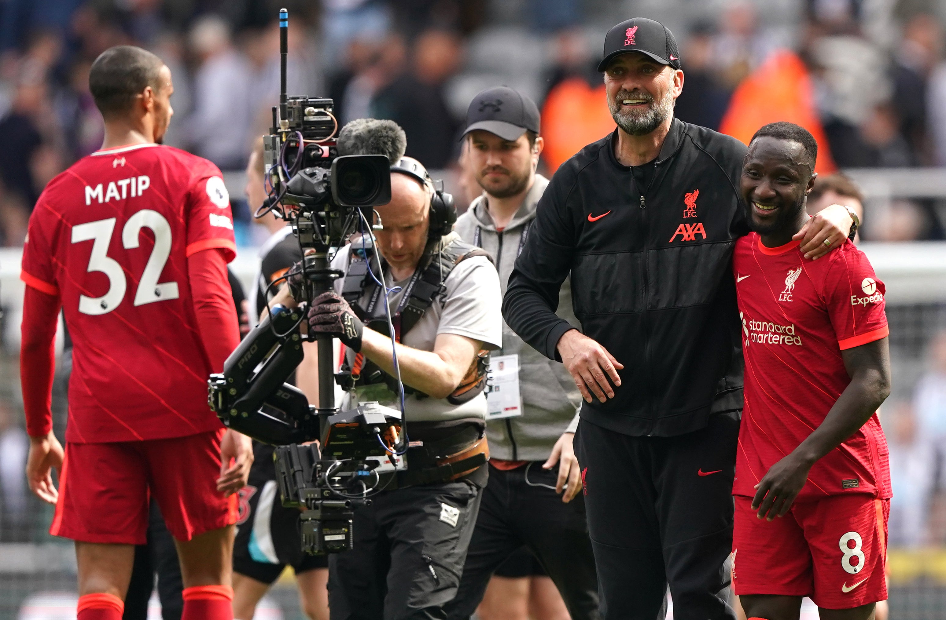 Liverpool manager Jurgen Klopp was delighted with the depth of his squad following Saturday’s victory at Newcastle (Owen Humphreys/PA)