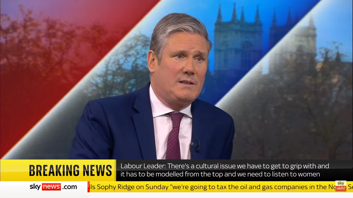 Change to culture of misogyny in parliament must be &lsquo;modelled from the top&rsquo;, says Keir Starmer