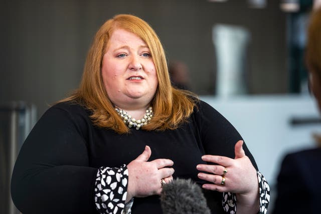 Alliance Party leader Naomi Long has said the lives of people in Northern Ireland are being made harder by not having a functioning powersharing Executive at Stormont (Liam McBurney/PA)