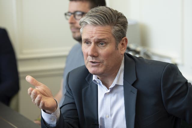 Sir Keir Starmer has said Labour has not agreed a local elections pact with the Liberal Democrats (PA)