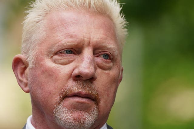 Boris Becker’s daughter, Anna Ermakova, has said she is in ‘shock’ about her father’s prison sentence and fears it will be hard on his 12-year-old son, Amadeus (Kirsty O’Connor/PA)