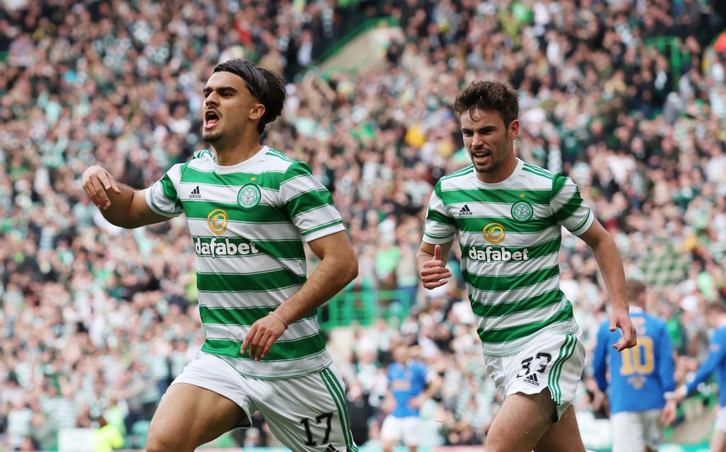 Jota celebrates giving Celtic the lead