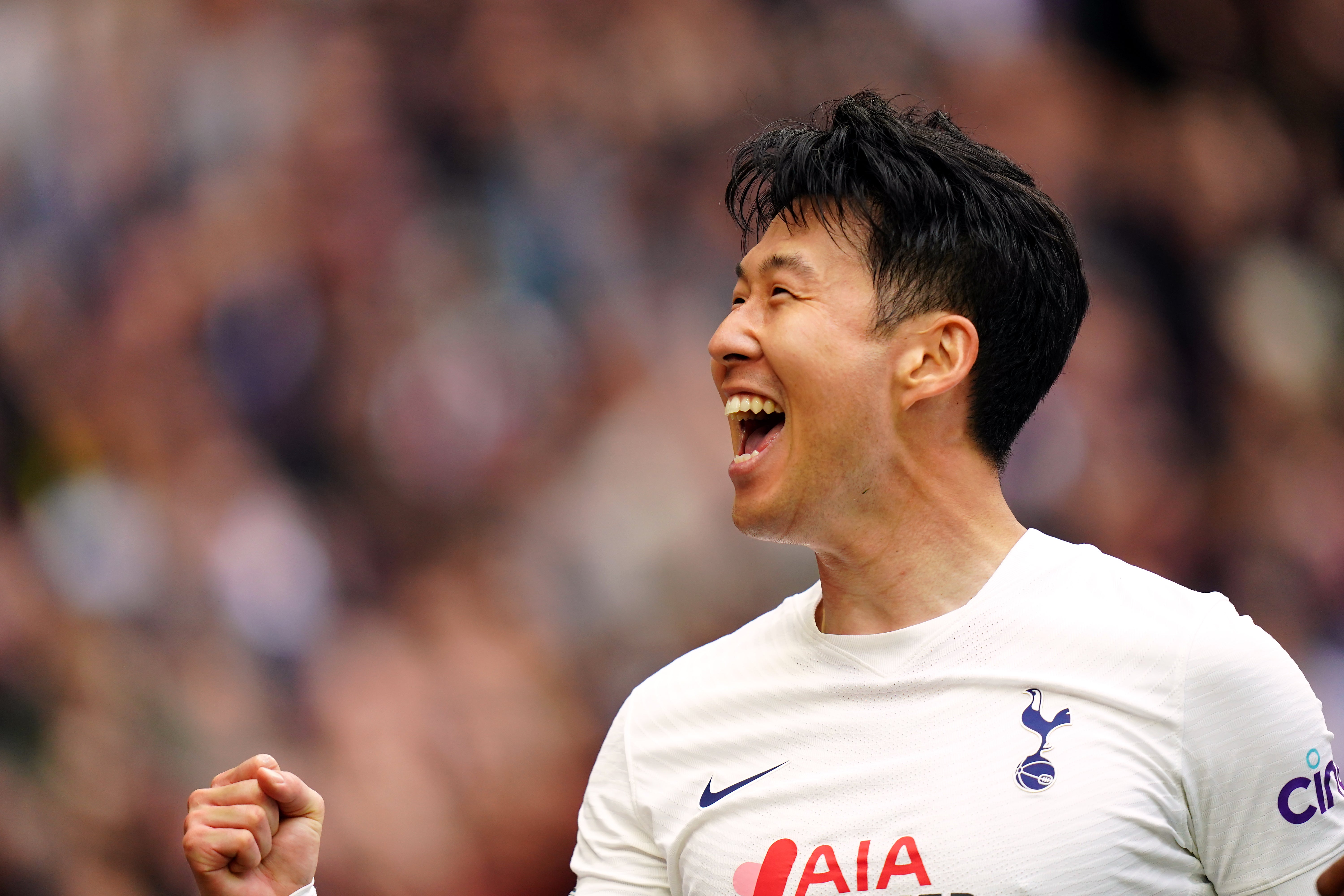 Son Heung-min was on the verge of being substituted (Adam Davy/PA)