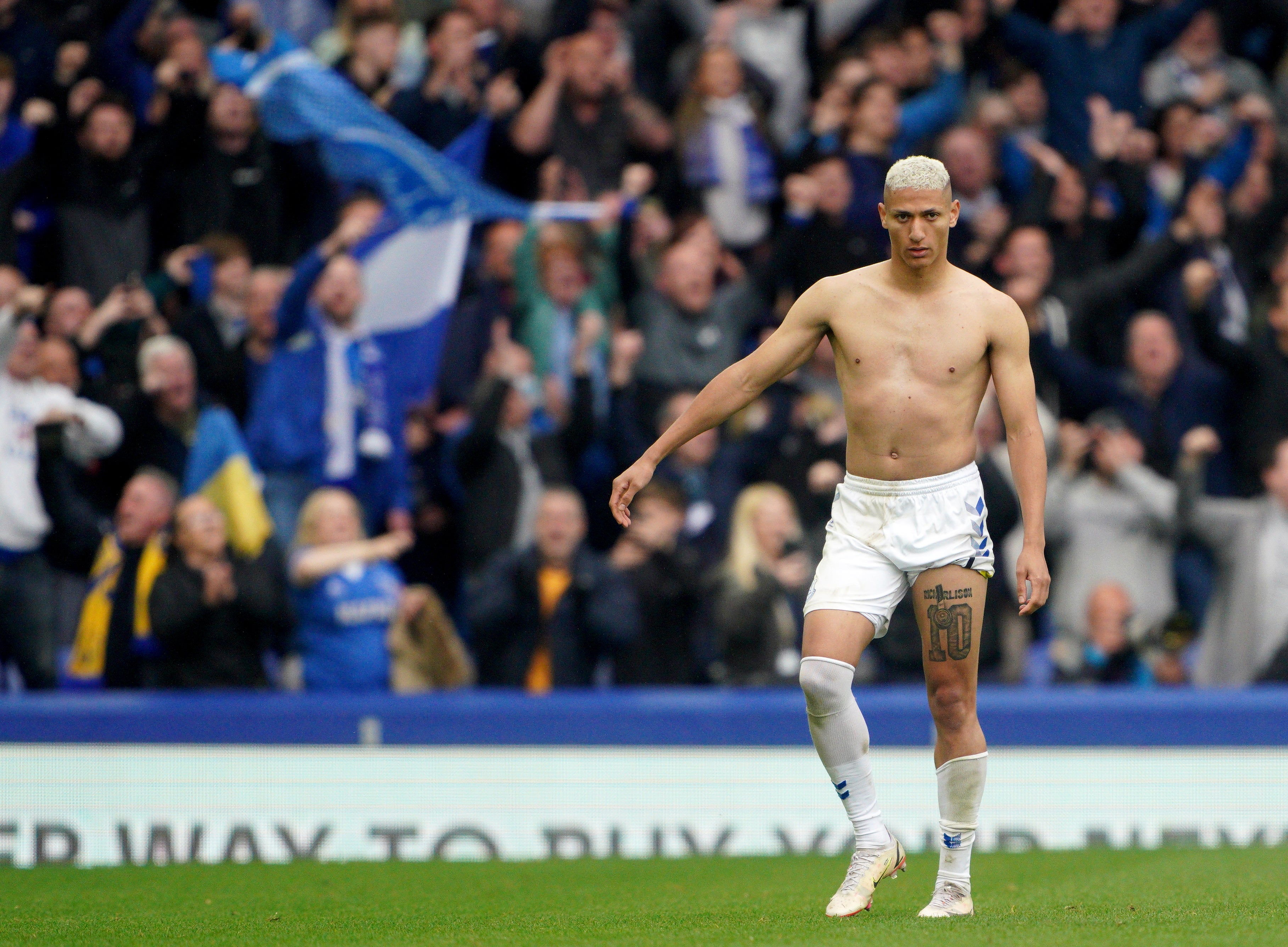 Richarlison got the only goal of the game (Peter Byrne/PA)