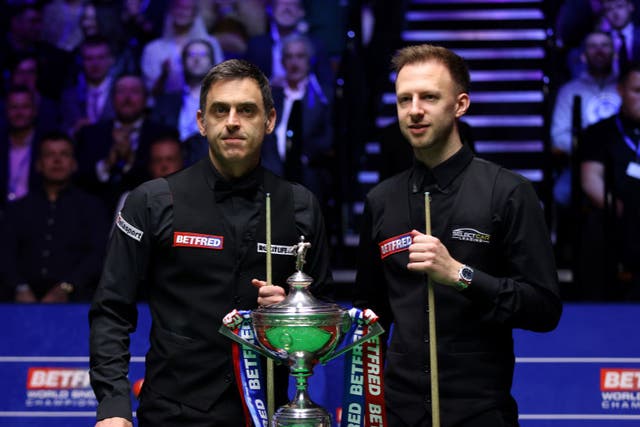 <p>O’Sullivan and Trump are battling it out for the 2022 title</p>