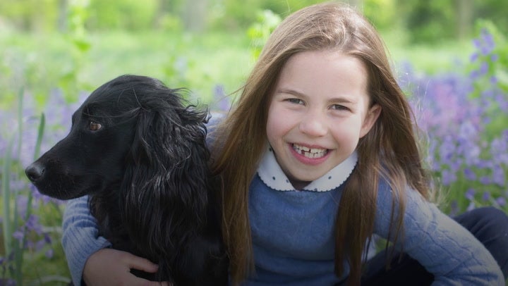 <p>Kensington Palace release photos of Princess Charlotte with family dog to mark 7th birthday</p>