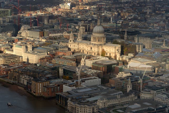 St Paul’s Cathedral in London (Anthony Devlin/PA)