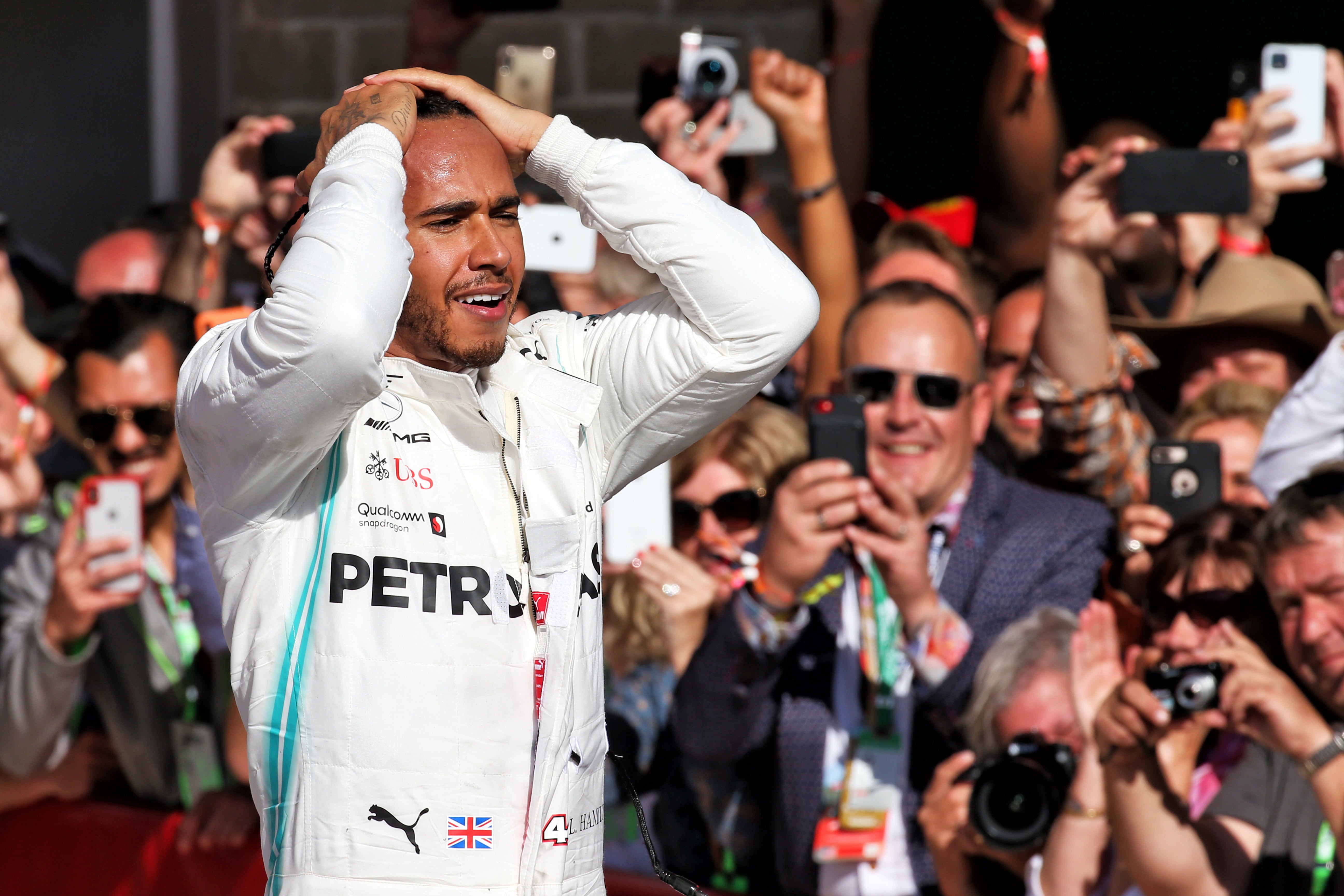 Mercedes driver Lewis Hamilton says F1 is growing in the United States (PA)
