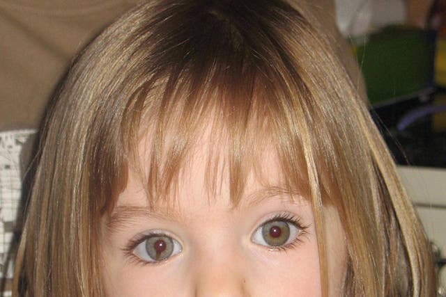 Madeleine McCann disappeared from the apartment in Praia da Luz, Portugal, on May 3 2007 (PA)