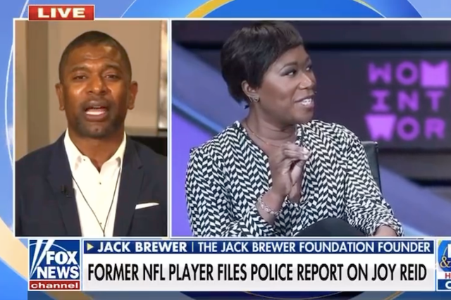 <p>Former NFL player Jack Brewer is asking MSNBC host Joy Reid for a public apology over tweets she sent last week criticising students who attend Mr Brewer’s after school program for being part of a photo-op with Florida Gov Ron DeSantis while he signed a controversial piece of legislation banning the discussion of critical race theory in the classroom.</p>