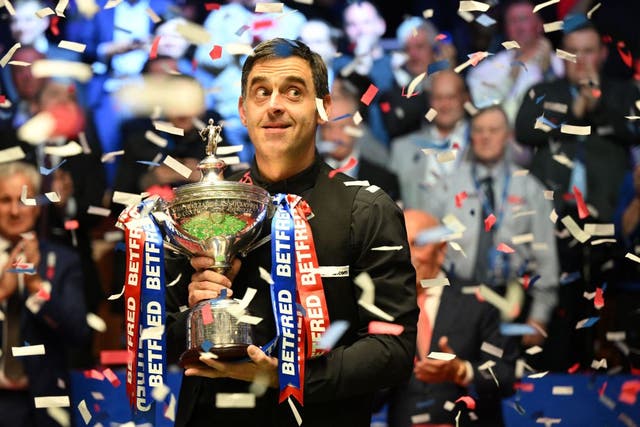 <p>O’Sullivan becomes the oldest world champion in history </p>
