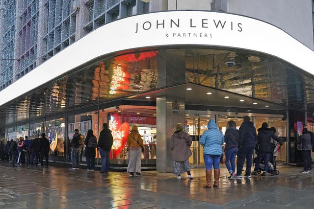 The John Lewis Partnership is recruiting for more than 150 roles in engineering and delivery driving as part of a big investment in its online shops (PA)