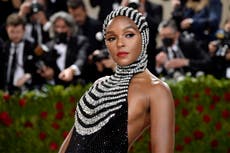Janelle Monáe stuns in futuristic Met Gala look