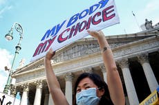 AOC, Bernie Sanders and more denounce leaked Supreme Court plan to overturn Roe v Wade