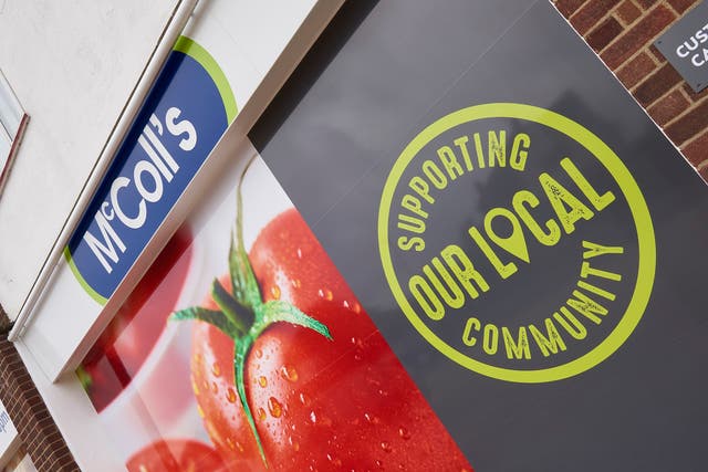 McColls shares are set to be suspended on the London Stock Exchange (McColls/PA)