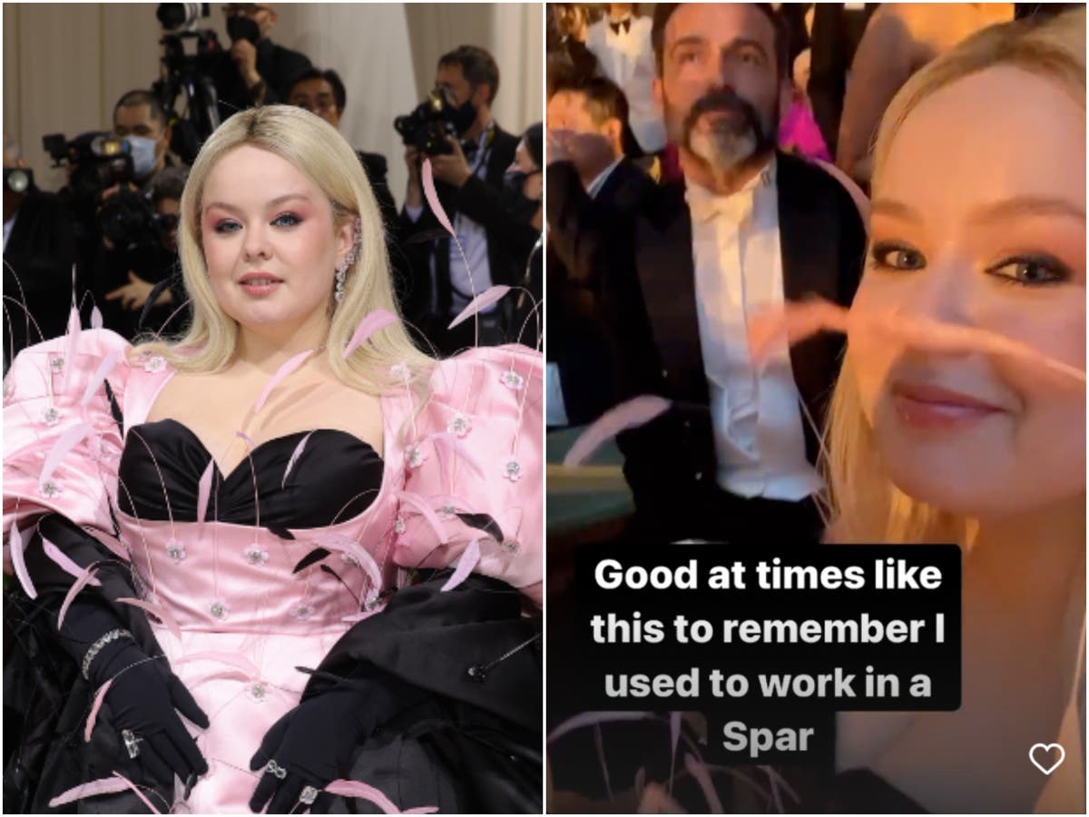 Nicola Coughlan remembers working in a Spar as she attends Met Gala 2022
