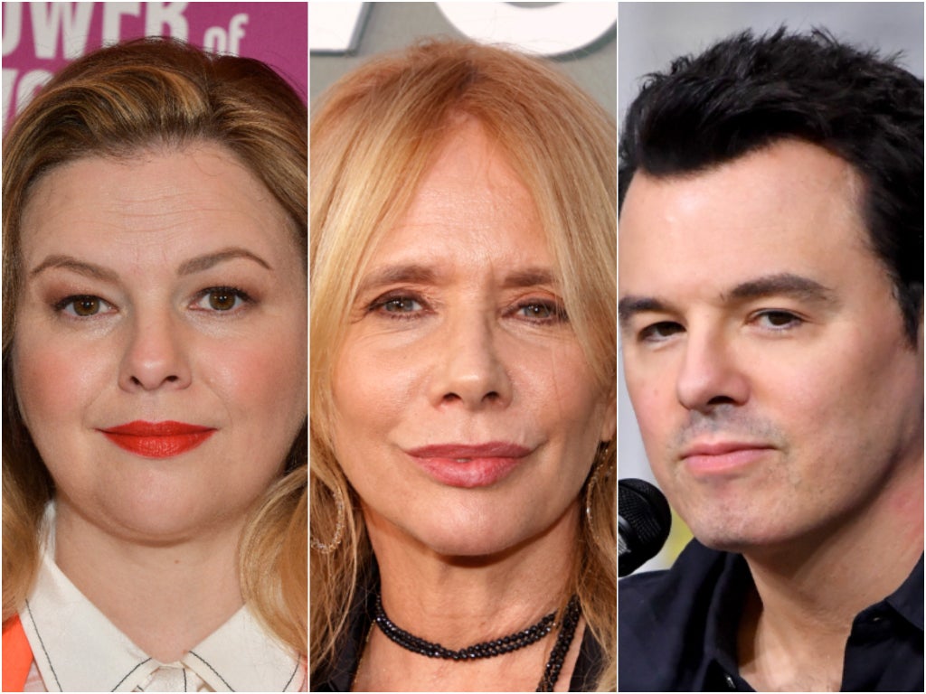 Rosanna Arquette and Seth MacFarlane among celebrities condemning leaked Roe v Wade decision