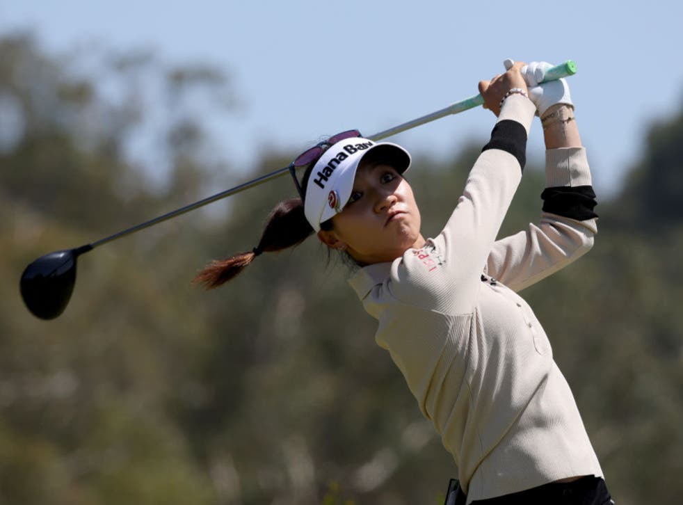 <p>Lydia Ko in action during the final round of the Palos Verdes Championship</p>