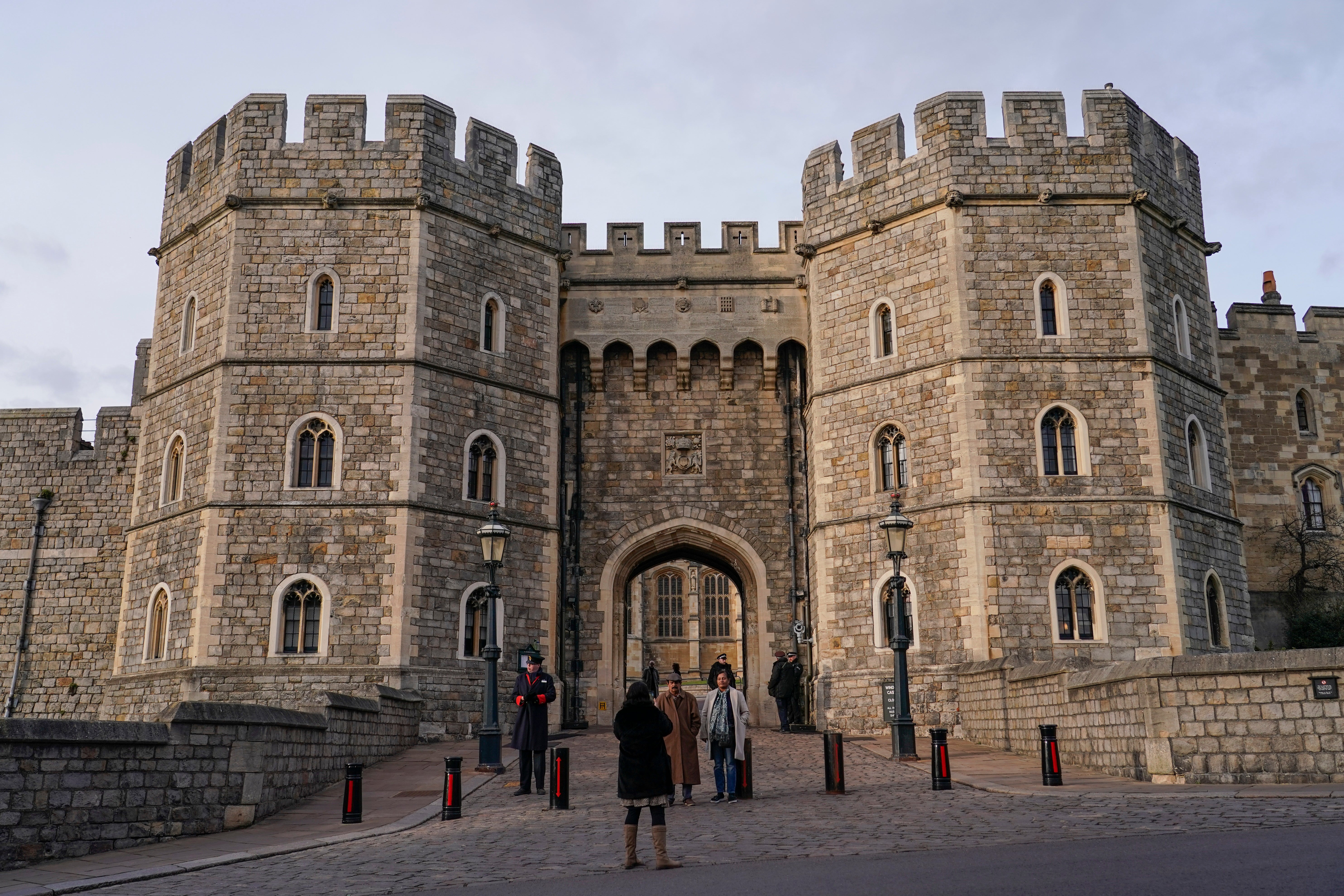 The barracks houses personnel near Windsor Castle (pictured)