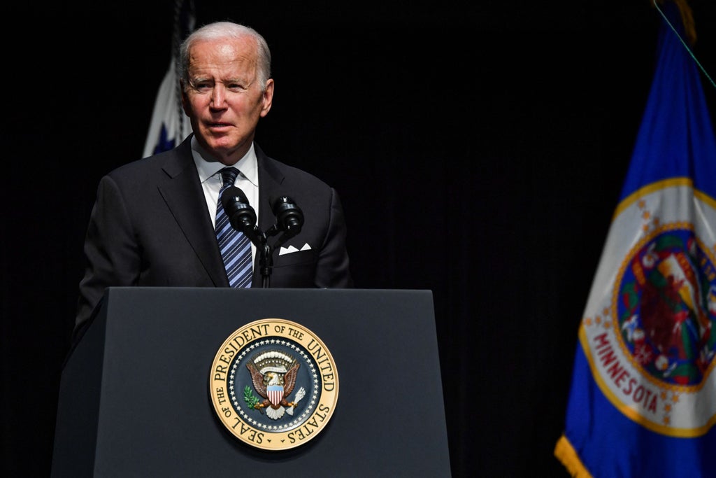 Calls for Biden to fulfil his promise of passing Roe v Wade into law to protect abortion
