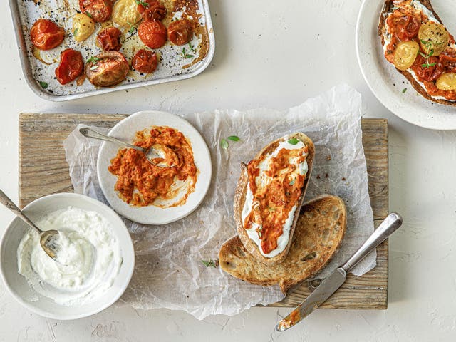 <p>In the Balkans, aivar is traditionally enjoyed with bread, cheese and antipasti </p>